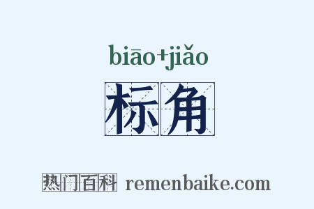 标角是什么意思的图片